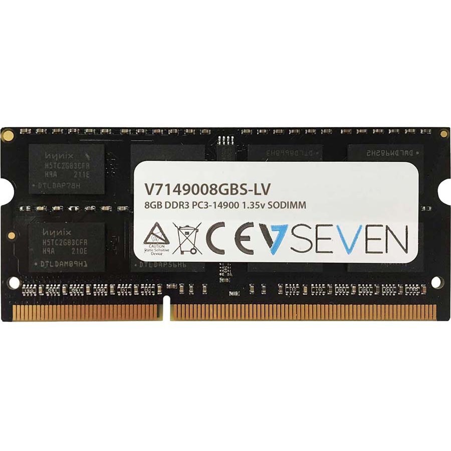 V7 V7 8GB DDR3 PC3-14900 - 1866mhz 1.35V SO DIMM Notebook Memory Module - V7149008GBS-LV