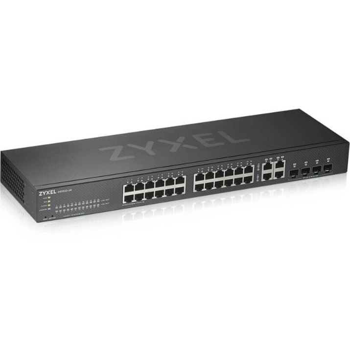 ZYXEL GS1920-24v2 24-Port Gigabit Smart Nebula Cloud Managed Switch with 4 SFP Uplinks