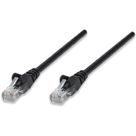 Intellinet Cat5e 350MHz Patch Cable, Black, 14FT