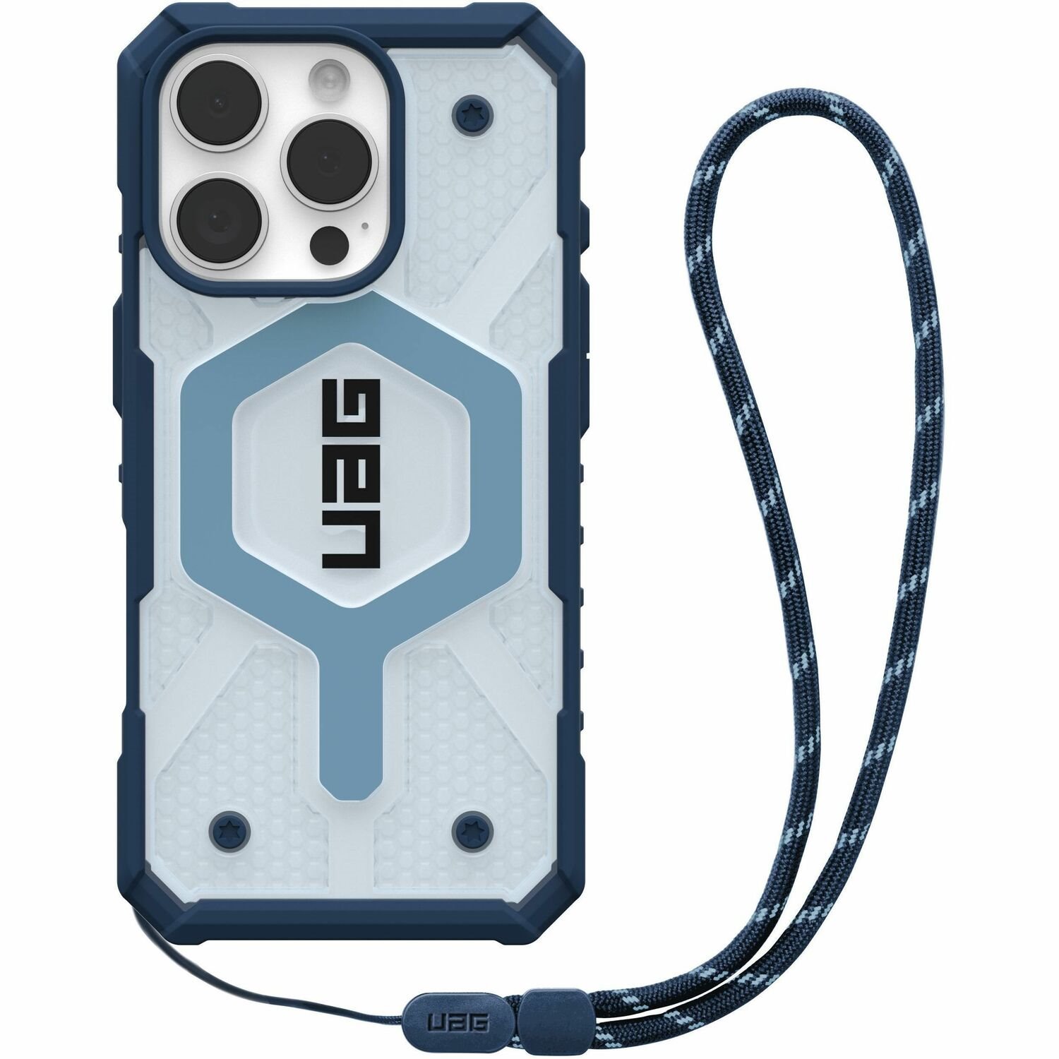 Urban Armor Gear Carrying Case Apple iPhone 16 Pro Smartphone - Blues