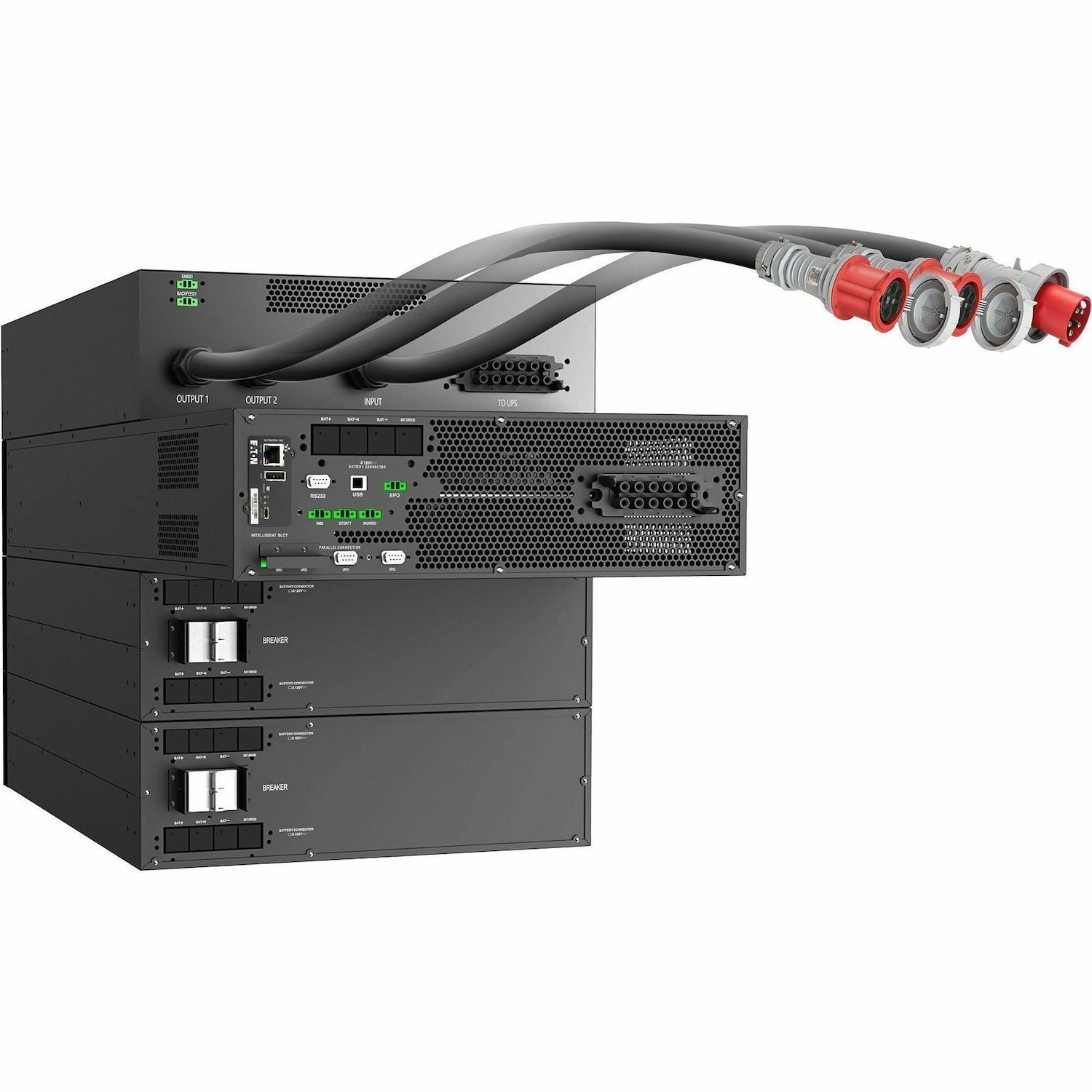 Eaton 13kW Paralleing 208V 3-PH UPS hardwired input and output and NETWORK-M3 card