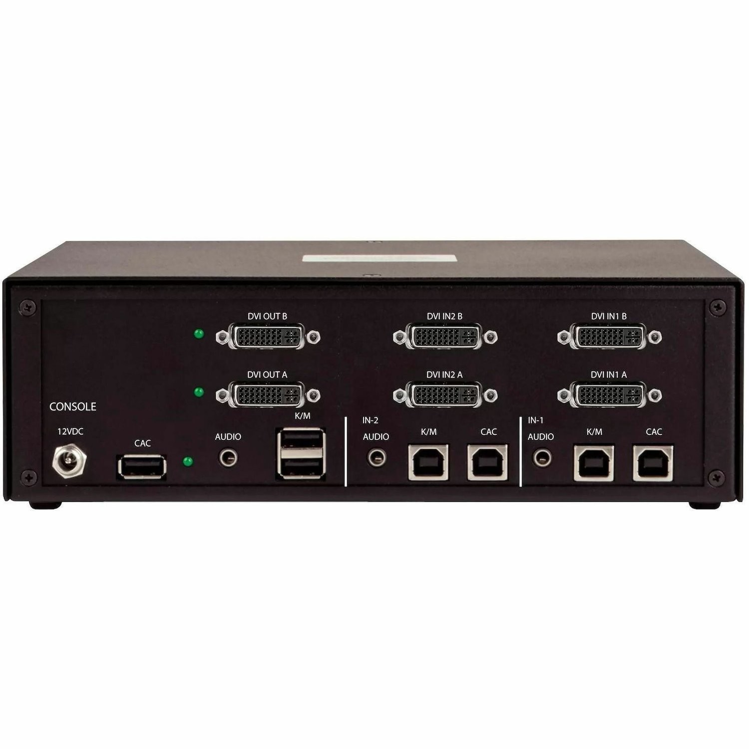 StarTech Secure 2-Port Dual-Monitor KVM Switch, DVI, NIAP 4.0, Metal Housing, CAC, Made in the USA