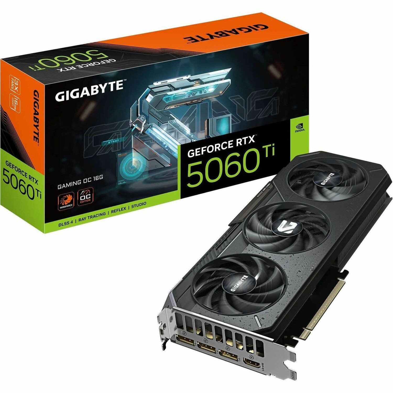 GIGABYTE NVIDIA GeForce RTX 5060 Ti Graphic Card - 16 GB GDDR7