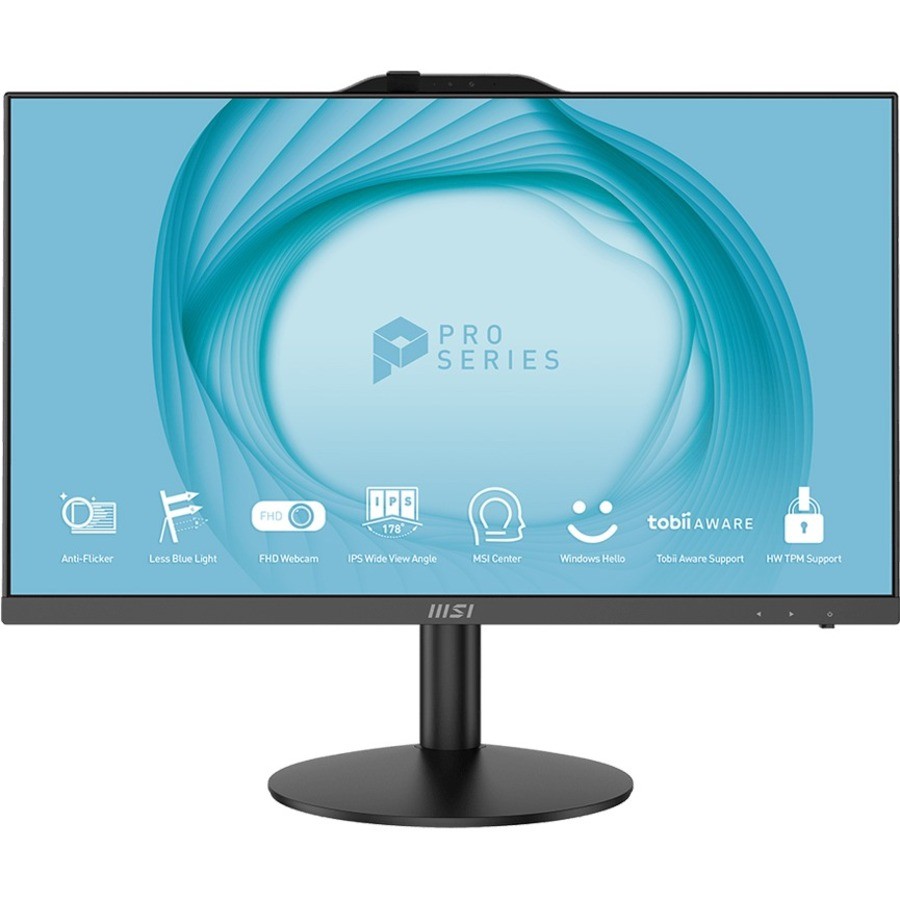MSI PRO AP242 12M-053US All-in-One Computer - Intel Core i7 12th Gen i7-12700 - 16 GB - 250 GB PCI Express NVMe SSD - 23.8" Full HD - Desktop - Black