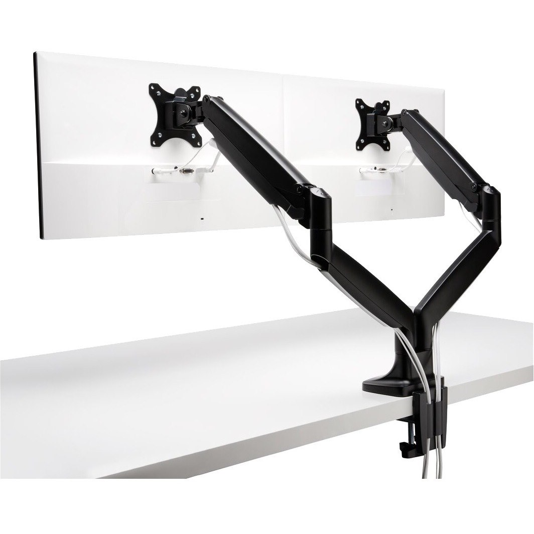 Kensington SmartFit Mounting Arm for Monitor, Flat Panel Display, Curved Screen Display - Black - Landscape/Portrait