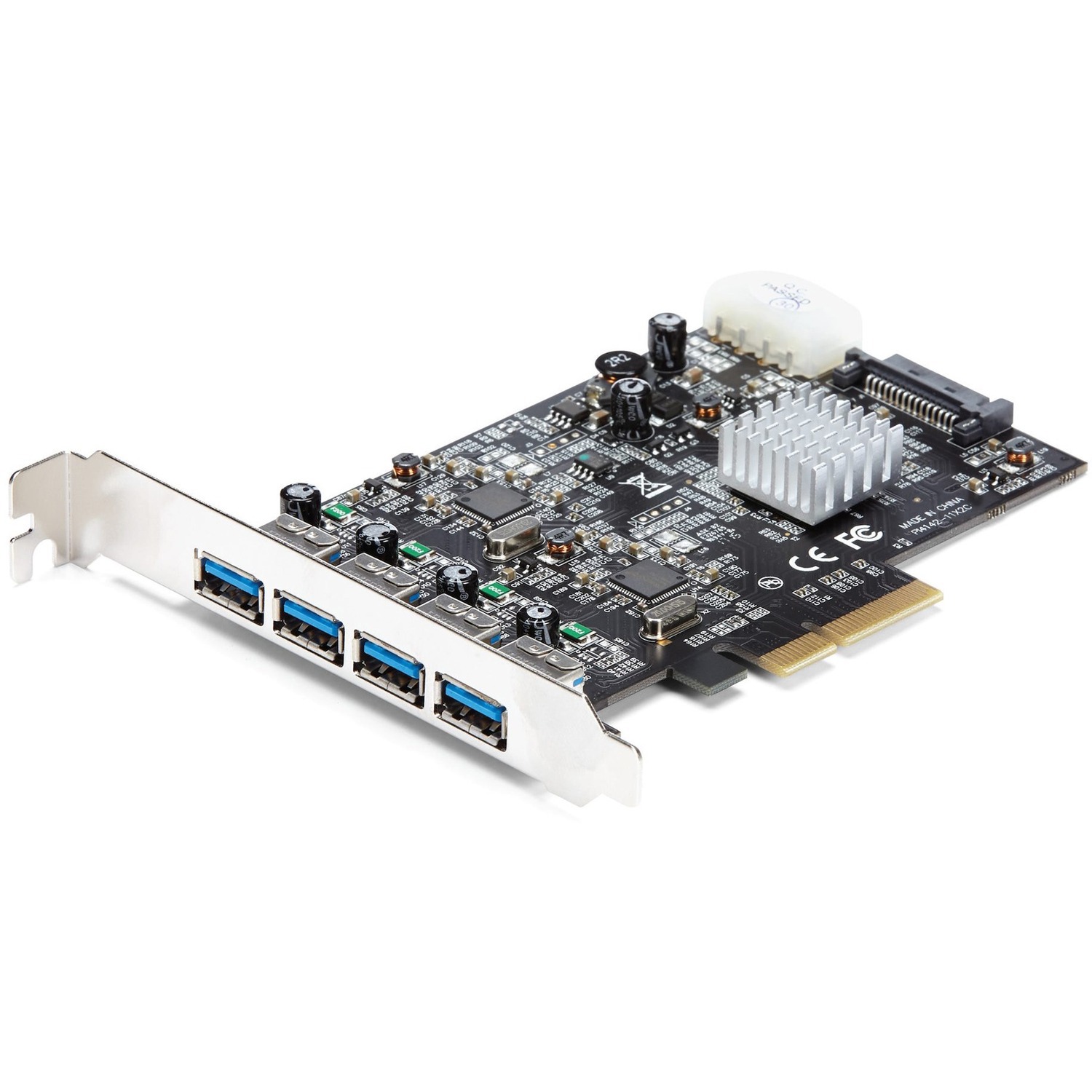StarTech.com 4-Port USB PCIe Card - 10Gbps USB 3.1/3.2 Gen 2 Type-A PCI Express Expansion Card - 2 Controllers - 4xUSB - Windows/Mac/Linux