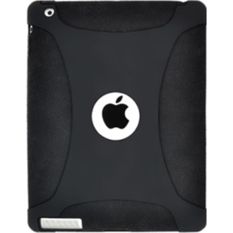 Amzer Silicone Skin Jelly Case - Black For The new iPad