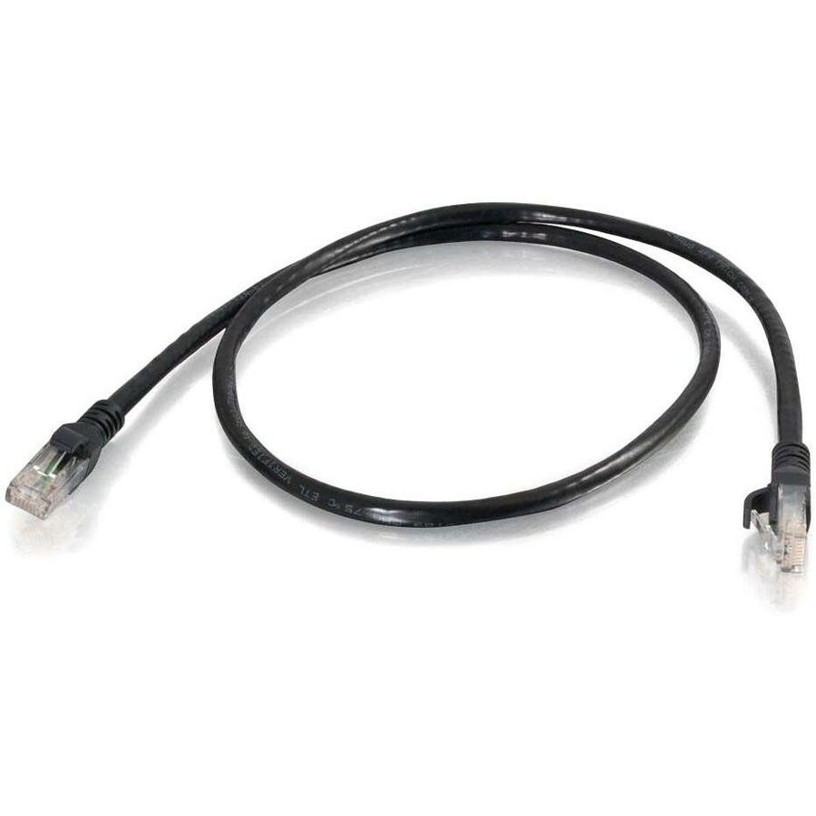 Cables To Go C2G Cat6 Snagless Patch Cable, Black, 100FT - Taa