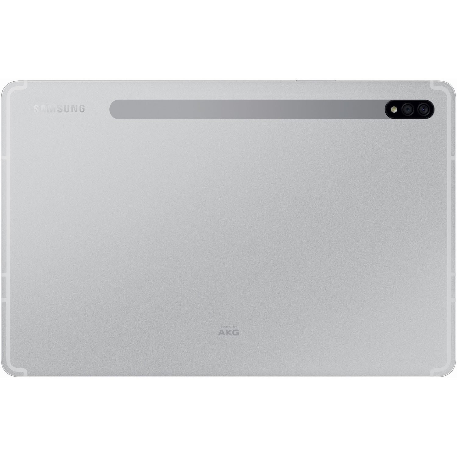 Samsung Galaxy Tab S7 SM-T875 Tablet - 11" WQXGA - Octa-core (Kryo 585 Single-core (1 Core) 3.09 GHz + Kryo 585 Triple-core (3 Core) 2.40 GHz Quad-core (4 Core) 1.80 GHz) - 8 GB RAM - 256 GB Storage - Android 10 - 4G - Mystic Silver