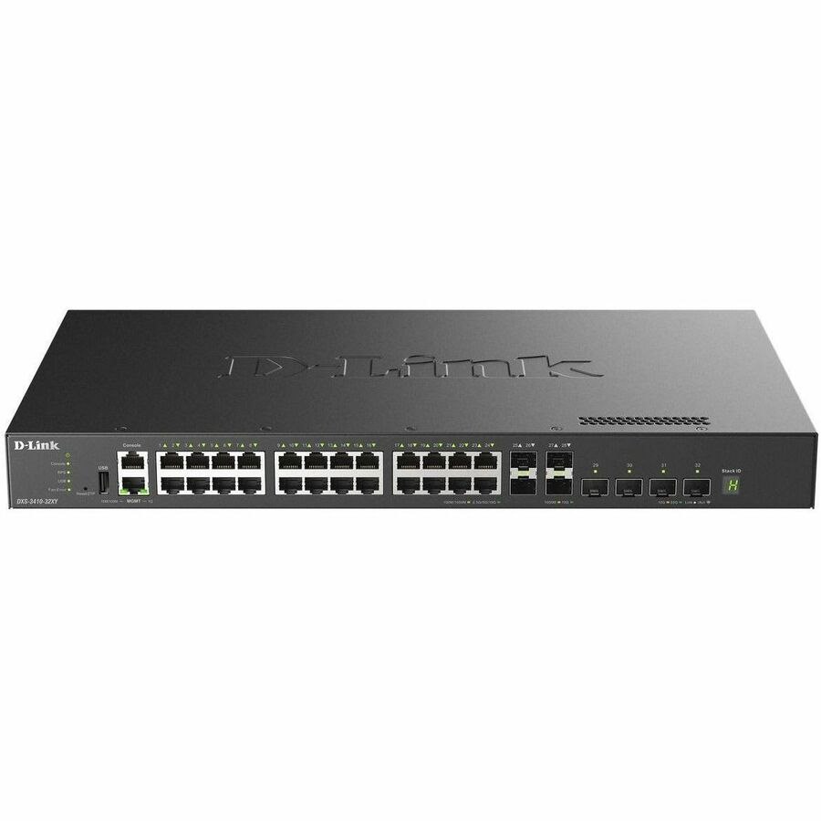 D-Link DXS-3400 DXS-3410-32XY 24 Ports Manageable Layer 3 Switch - 10 Gigabit Ethernet, 25 Gigabit Ethernet - 10GBase-X, 25GBase-X, 10GBase-T