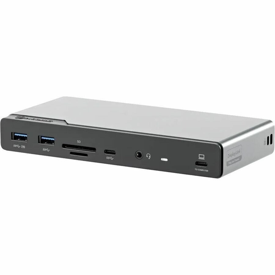 Alogic Universal DV4 USB Type C Docking Station for Notebook, Computer, MacBook - Charging Capability - Memory Card Reader - SD - 100 W - Space Gray - Desktop