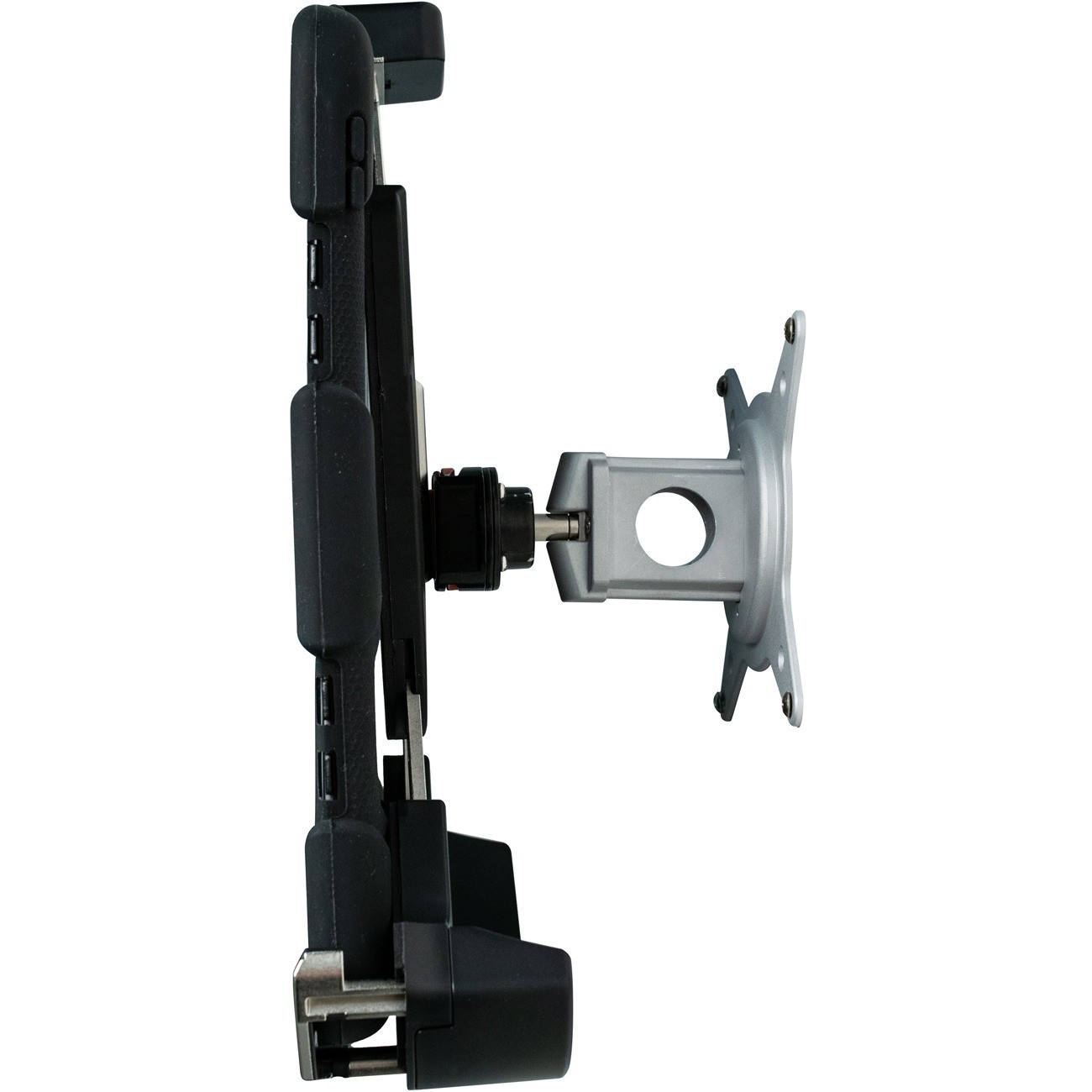 CTA Digital Tri-Grip Tablet Security Clasp with Quick-Connect Base and VESA Mount for 7-13 inch tablets, including the iPad 10.2-inch (7th/ 8th/ 9th Gen)
