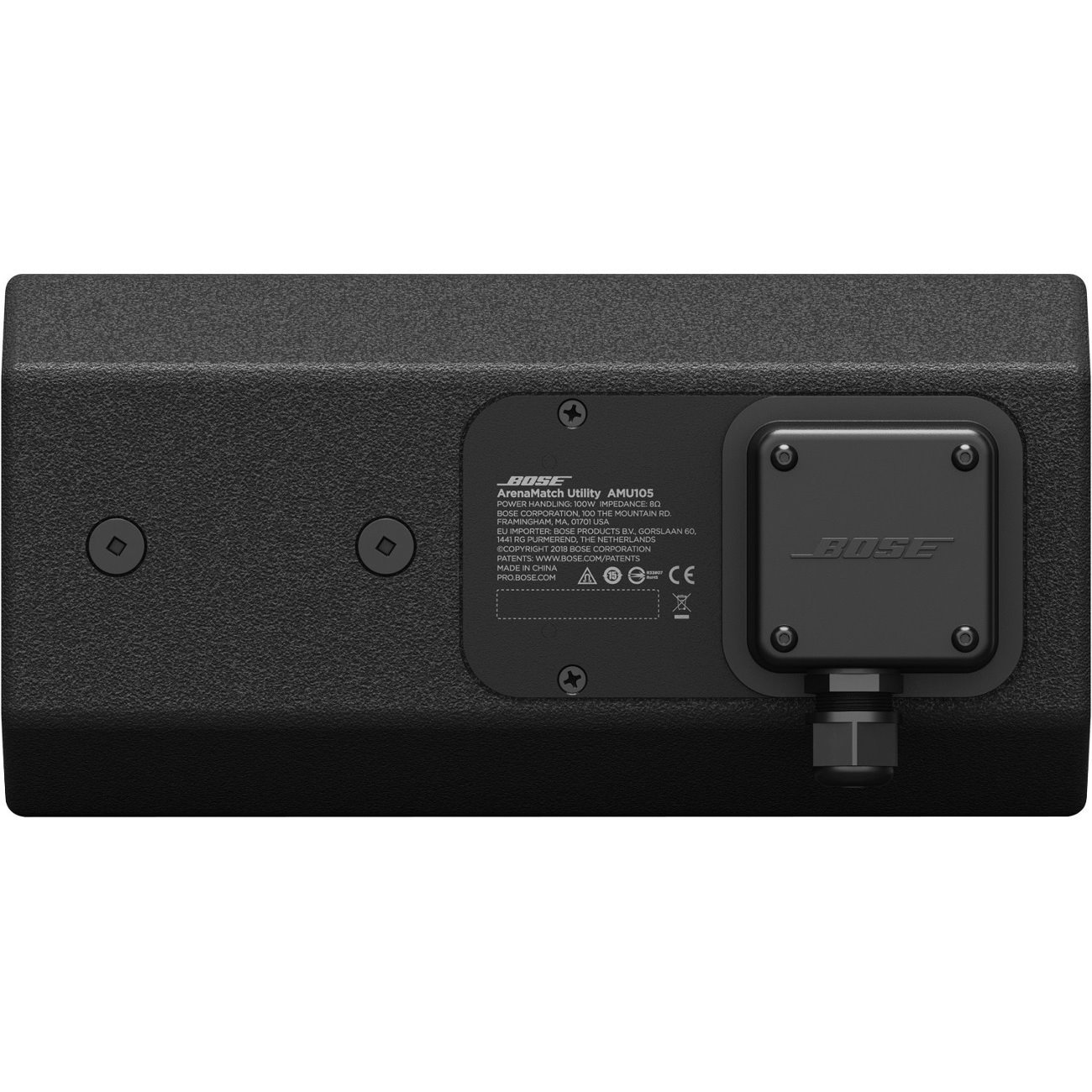 Bose Professional ArenaMatch Utility AMU105 2-way Outdoor Speaker - 150 W RMS - Black