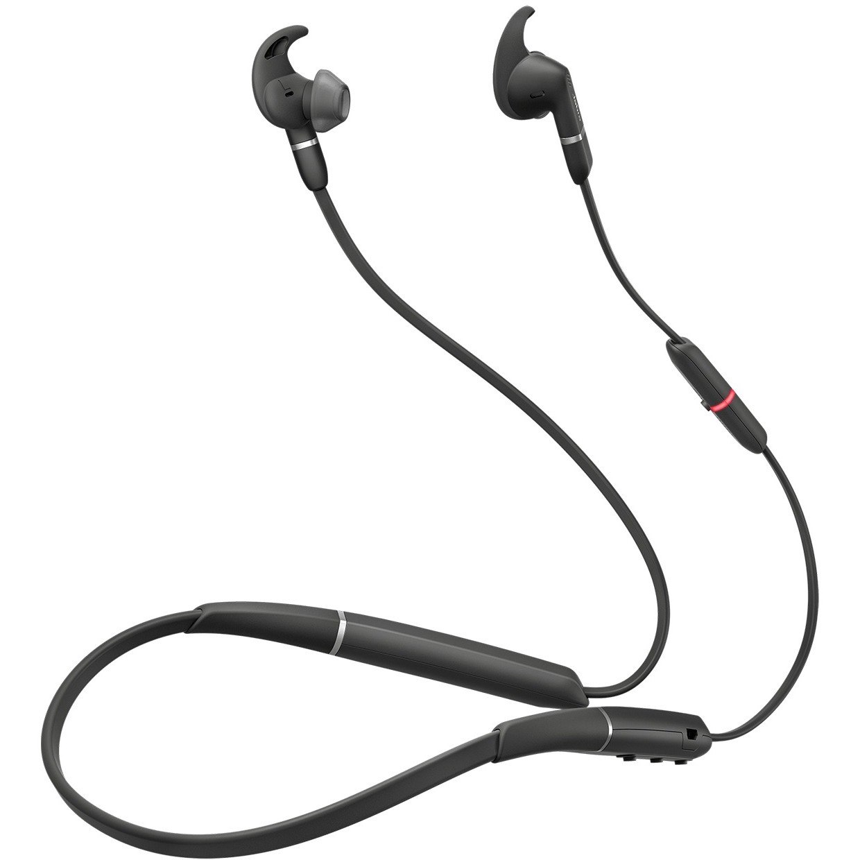 Jabra EVOLVE 65e MS Wireless Behind-the-neck, Earbud Stereo Earset - Black