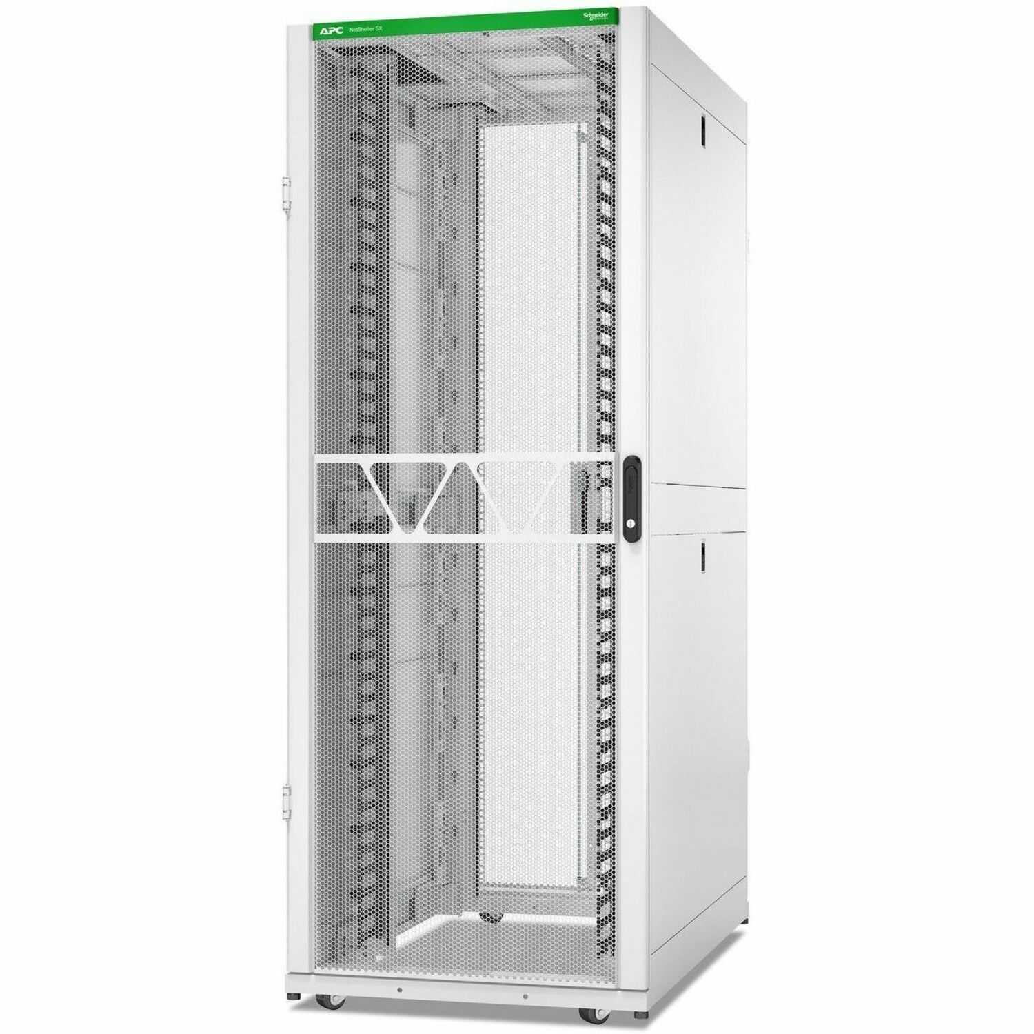 APC NetShelter SX Networking Enclosure, 42U, 1991H x 750W x 1200D mm, w/ Sides, White [TAA]