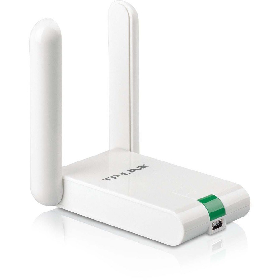 TP-LINK TL-WN822N Wireless N300 High Gain USB Adapter, 300Mbps, Dual 3dBi External Antennas, WPS Button, Support Windows XP/Vista/7/8