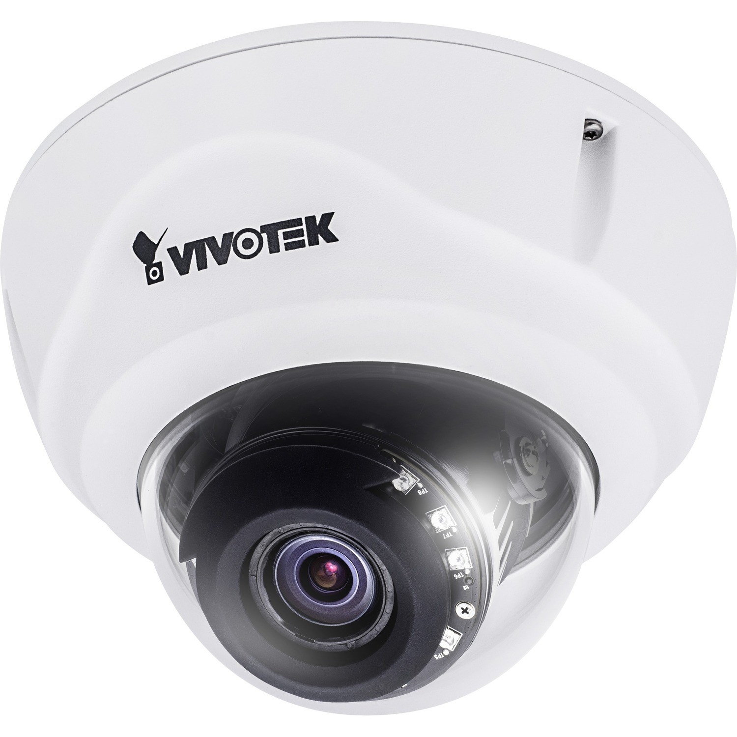 Vivotek FD836BA-HTV 2 Megapixel HD Network Camera - Color, Monochrome - Dome