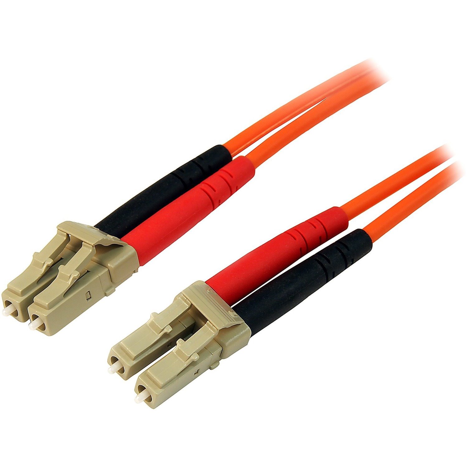 StarTech.com 2m Fiber Optic Cable - Multimode Duplex 50/125 - LSZH Fiber Jumper Cord - LC/LC