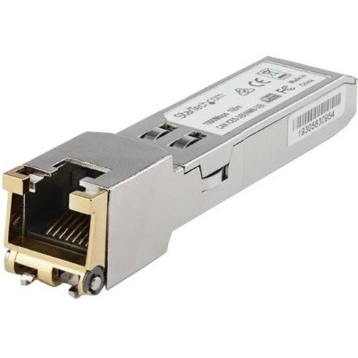 StarTech.com SFP (mini-GBIC) - 1 x RJ-45 1000Base-T LAN - 1 Each