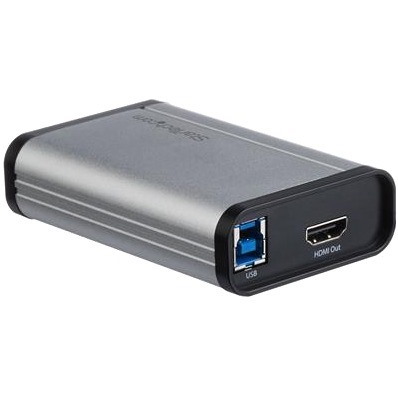 StarTech.com HDMI to USB C Video Capture Device UVC 1080p 60fps, External USB 3.0 HDMI Audio/Video Capture/Live Streaming/Recorder, TAA