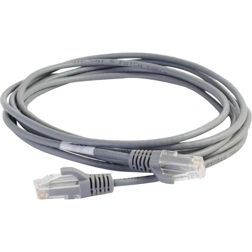 Cables To Go C2G Cat6 Snagless Unshielded (Utp) Slim Network Patch Cable - Gray, 1FT
