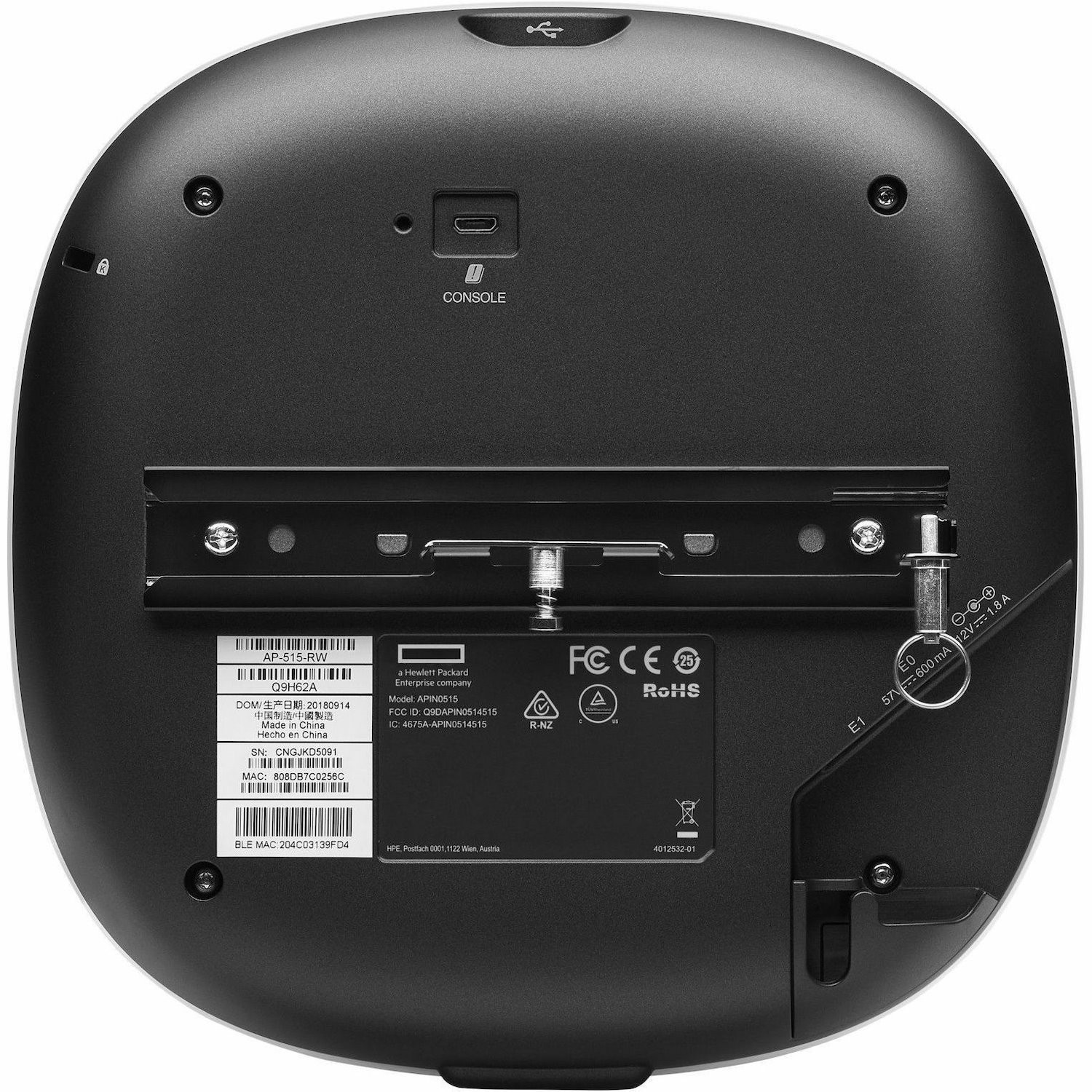 Aruba AP-515 Tri Band Wi-Fi 6 IEEE 802.11 a/b/g/n/ac/ax 2.69 Gbit/s Wireless Access Point - Indoor