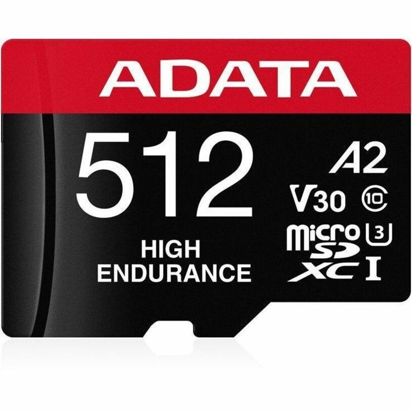 Adata High Endurance 512 GB Class 10/UHS-I (U3) V30 microSDXC