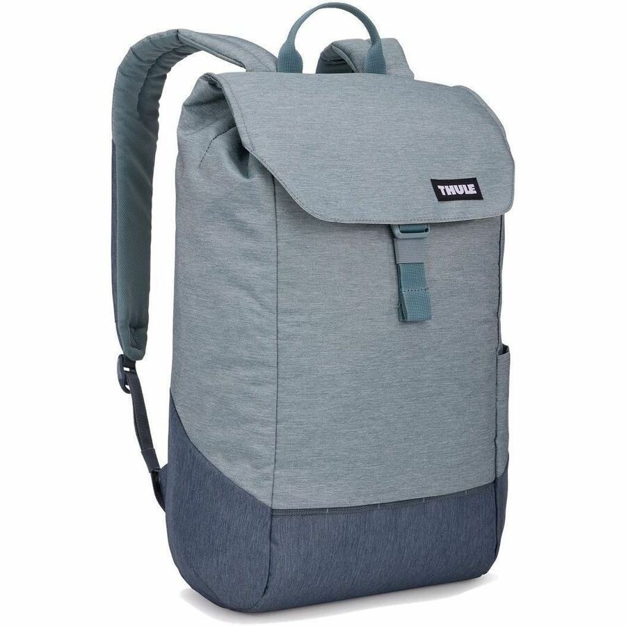 Thule Lithos Carrying Case (Backpack) for 10.5" to 16" MacBook, Tablet, Notebook, Water Bottle, Gear - Pond Gray, Dark Slate