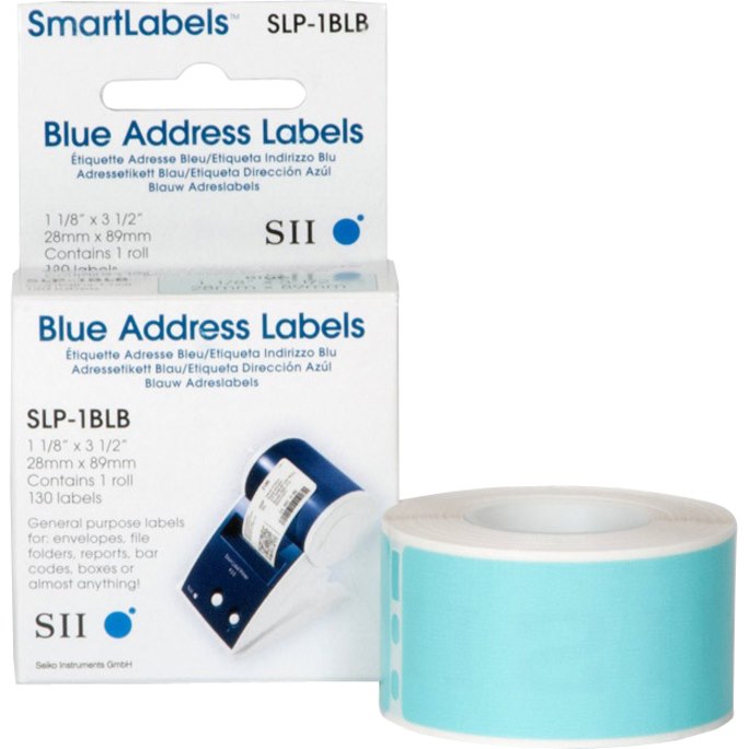 Seiko SmartLabel SLP-1BLB Blue Address Labels