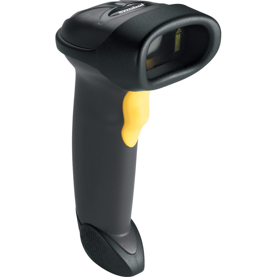 Zebra Symbol LS2208 Rugged Retail, Education Handheld Barcode Scanner Kit - Cable Connectivity - Black - USB Cable Included