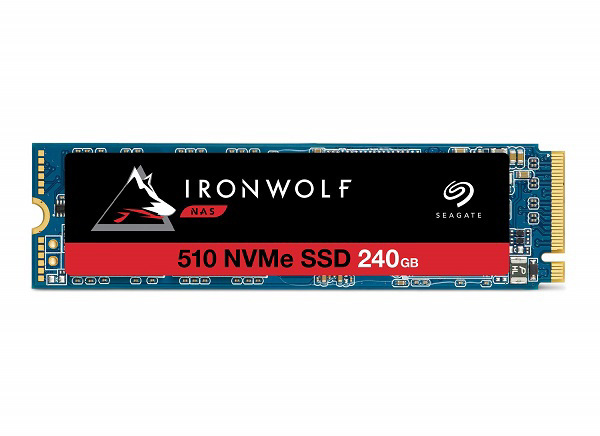 Seagate IronWolf 510 ZP240NM30011 240 GB Solid State Drive - M.2 2280 Internal - PCI Express - Conventional Magnetic Recording (CMR) Method