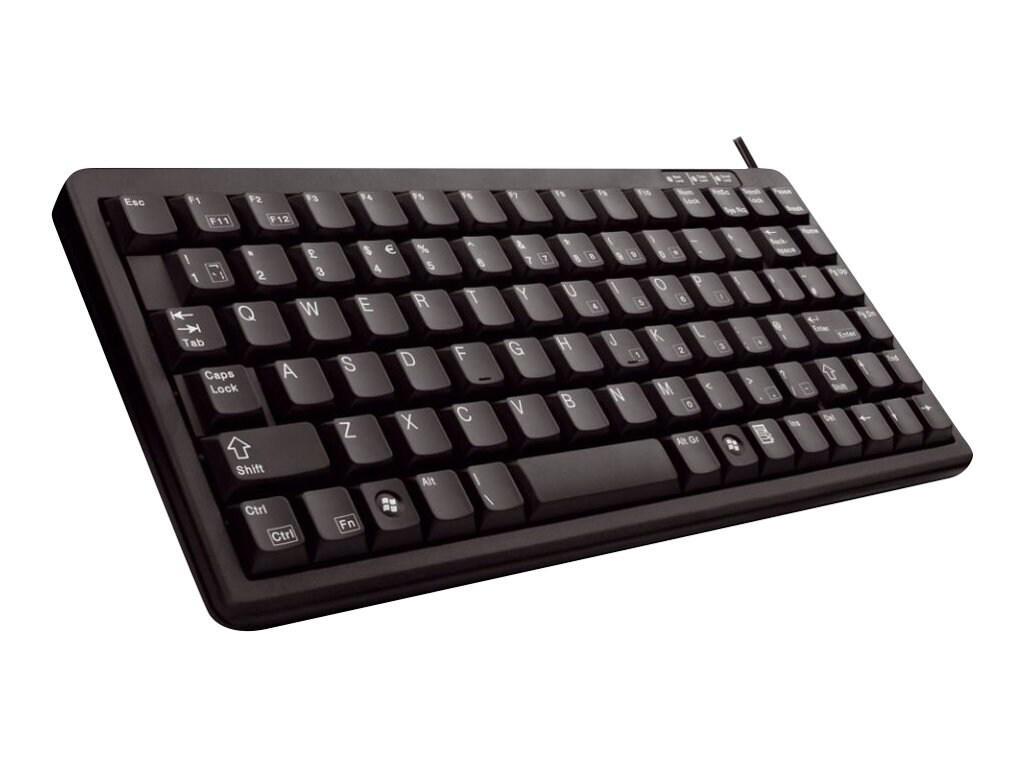 Cherry Compct KYBRD 83Key Lasered Black Usb/Ps2