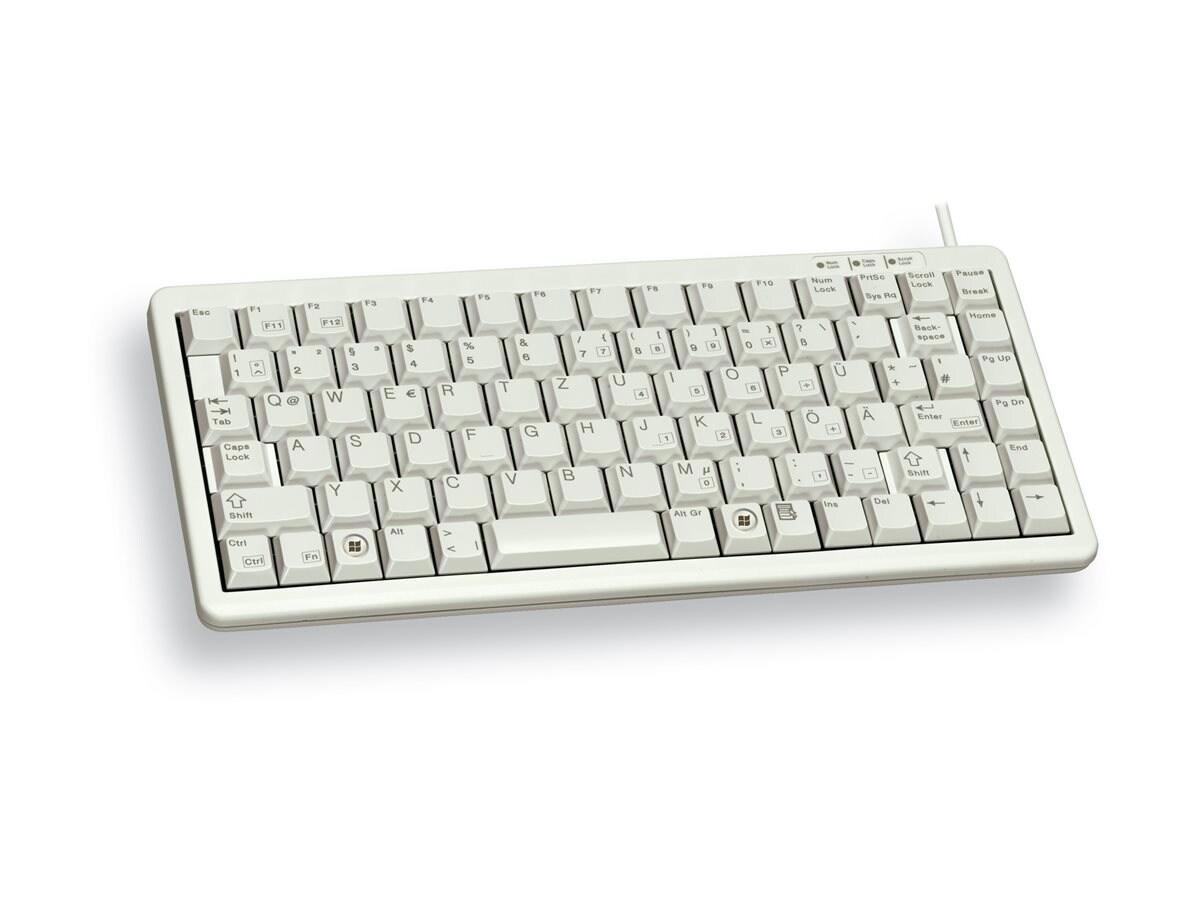 Cherry Compact 83 Keys Lasered Light Grey Combo