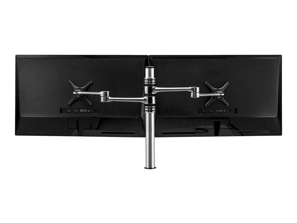 Atdec Mounting Arm for Display, Monitor, Flat Panel Display, Curved Screen Display, Mini PC - Polished - Landscape/Portrait