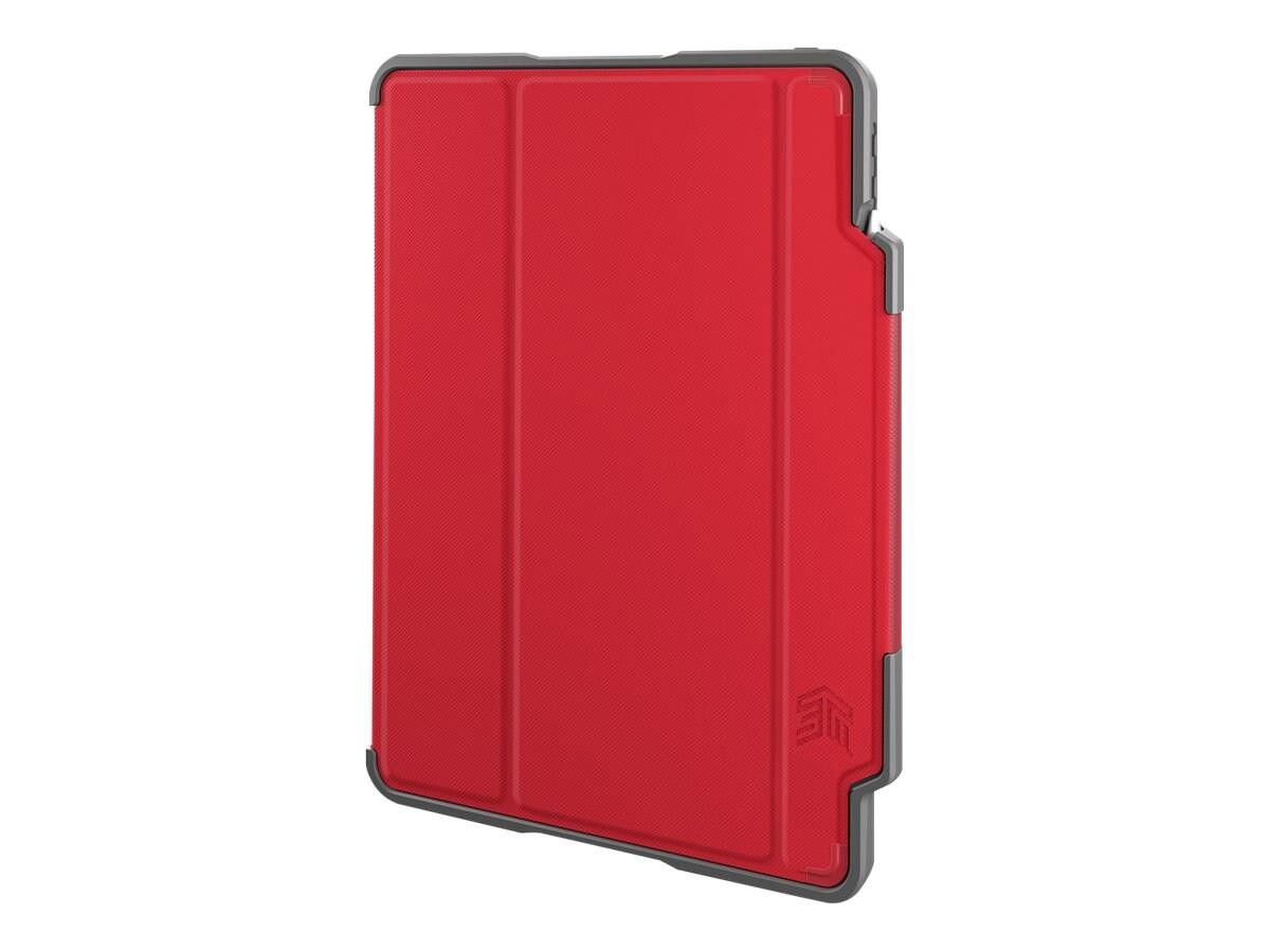 STM Goods Dux Plus Carrying Case for Apple 12.9" iPad Pro 3rd Gen (2018) - Red, Transparent - Retail Packaging