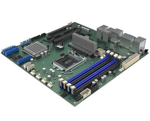 Intel Server Motherboard - Intel C246 Chipset - Socket H4 LGA-1151 - Micro ATX