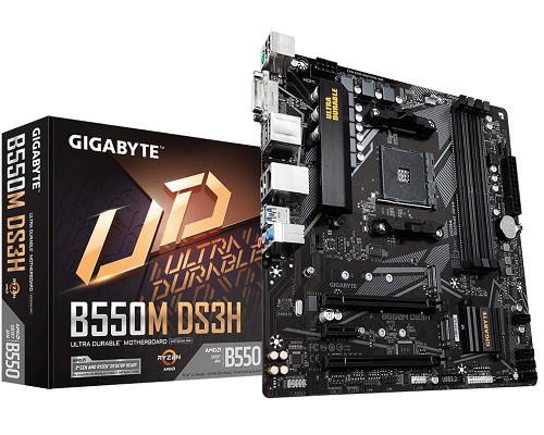 Gigabyte B550M Gaming MB, 2xDDR4, 4xSATA, 1xM.2, Usb3.2 Gen1, Uatx, 3YR