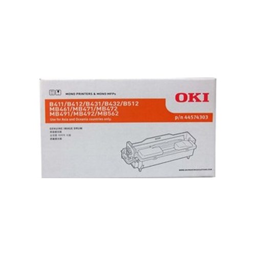 Oki 44574303 LED Imaging Drum - Black