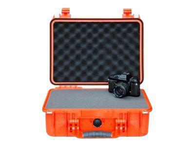 Pelican 1450 Hard Case Orange With Foam