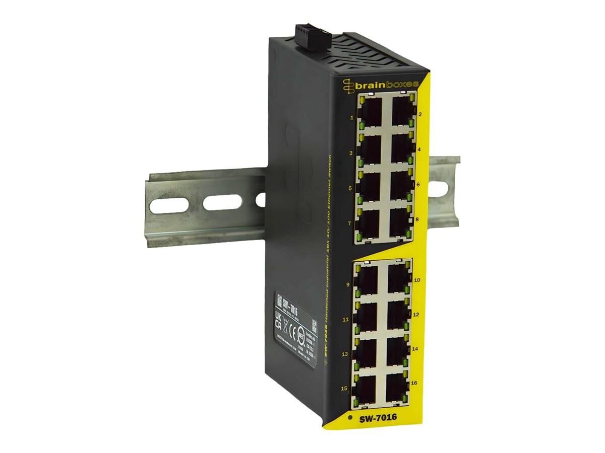 Brainboxes Ind.16X10/100 Enet Switch