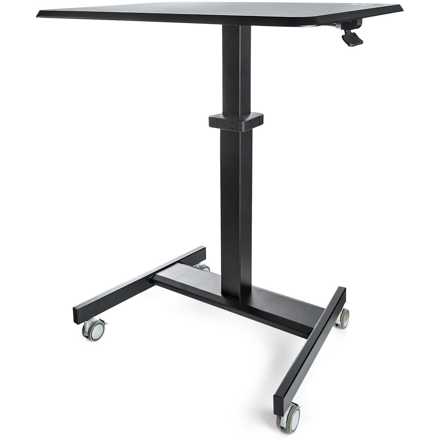 Copy of StarTech.com Mobile Standing Desk - Portable Sit-Stand Ergonomic Height Adjustable Cart on Wheels - Rolling Computer/Laptop Workstation- Danish