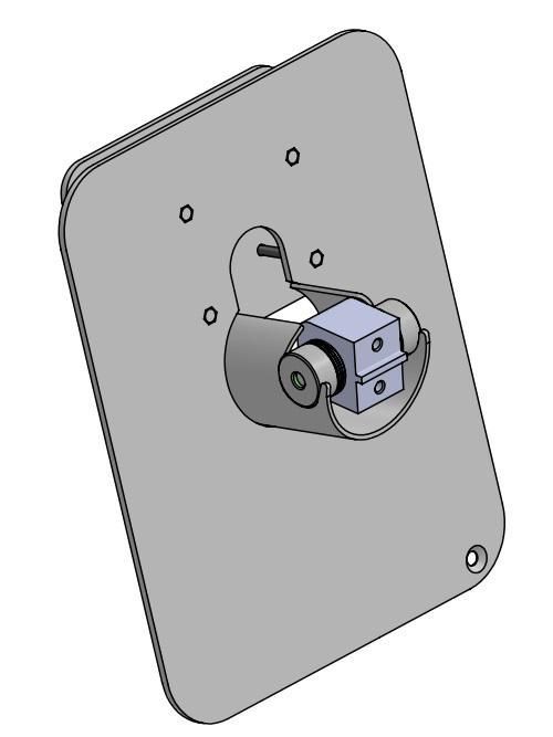 Ergonomic Solutions Front Plate Made For Samsung Kiosk White