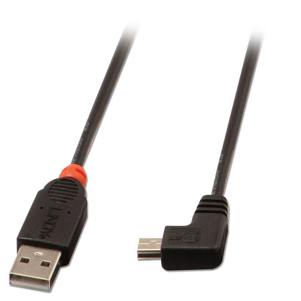Lindy .5M USBA-MiniB 90' Cable