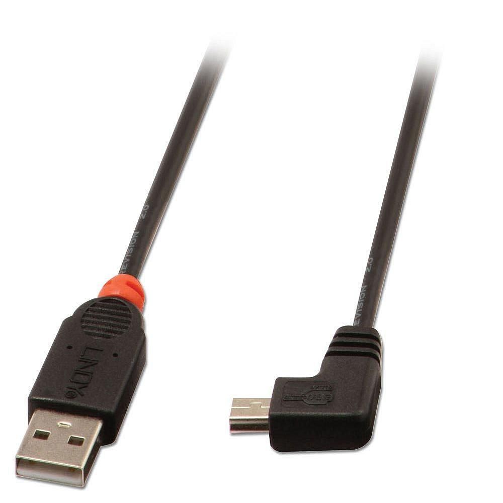 Lindy 1M USBA-MiniB 90' Cable