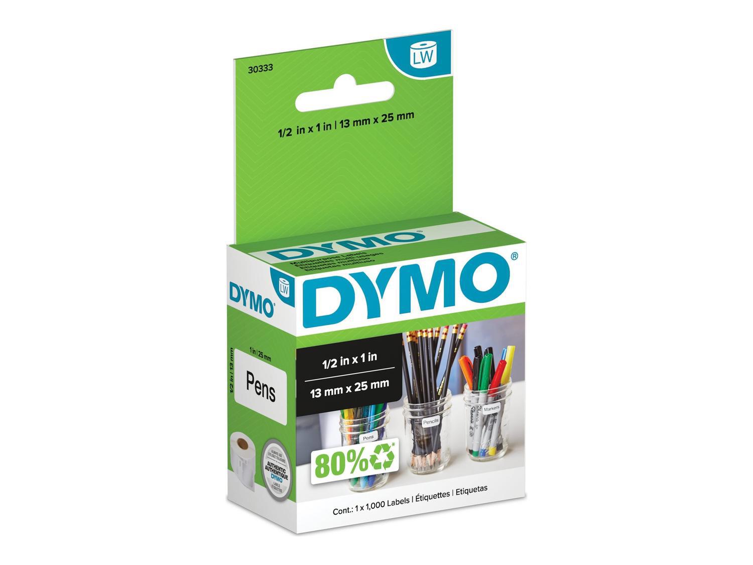 Dymo White Multi-Purpose Labels - 1 Roll Of 1000/Roll