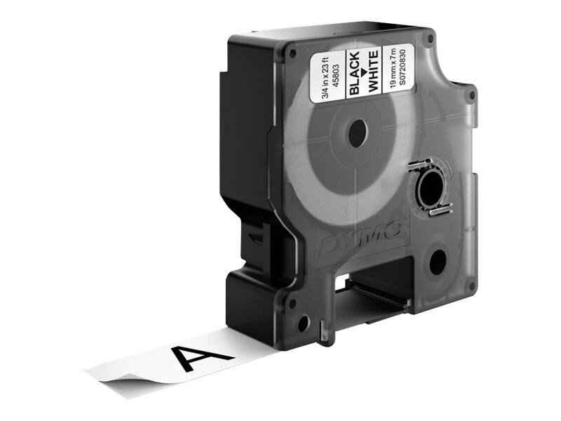 Dymo 3/4" Black On White D1 Tape