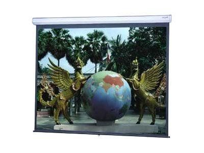 Da-Lite Model C With CSR Matte White Manual Pull Down Projection Screen, 1:1, 6 X 8FT
