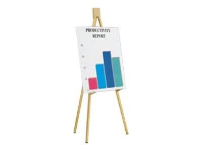 Da-Lite Heavy-Duty Dual Purpose Gold Display Easel, 6FT