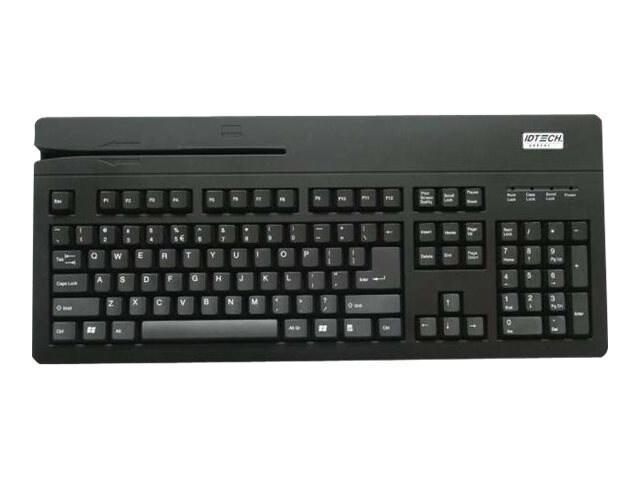 Id Tech Versa-Key Pos Keyboard, 3-Track MSR, Usb I/F, Black
