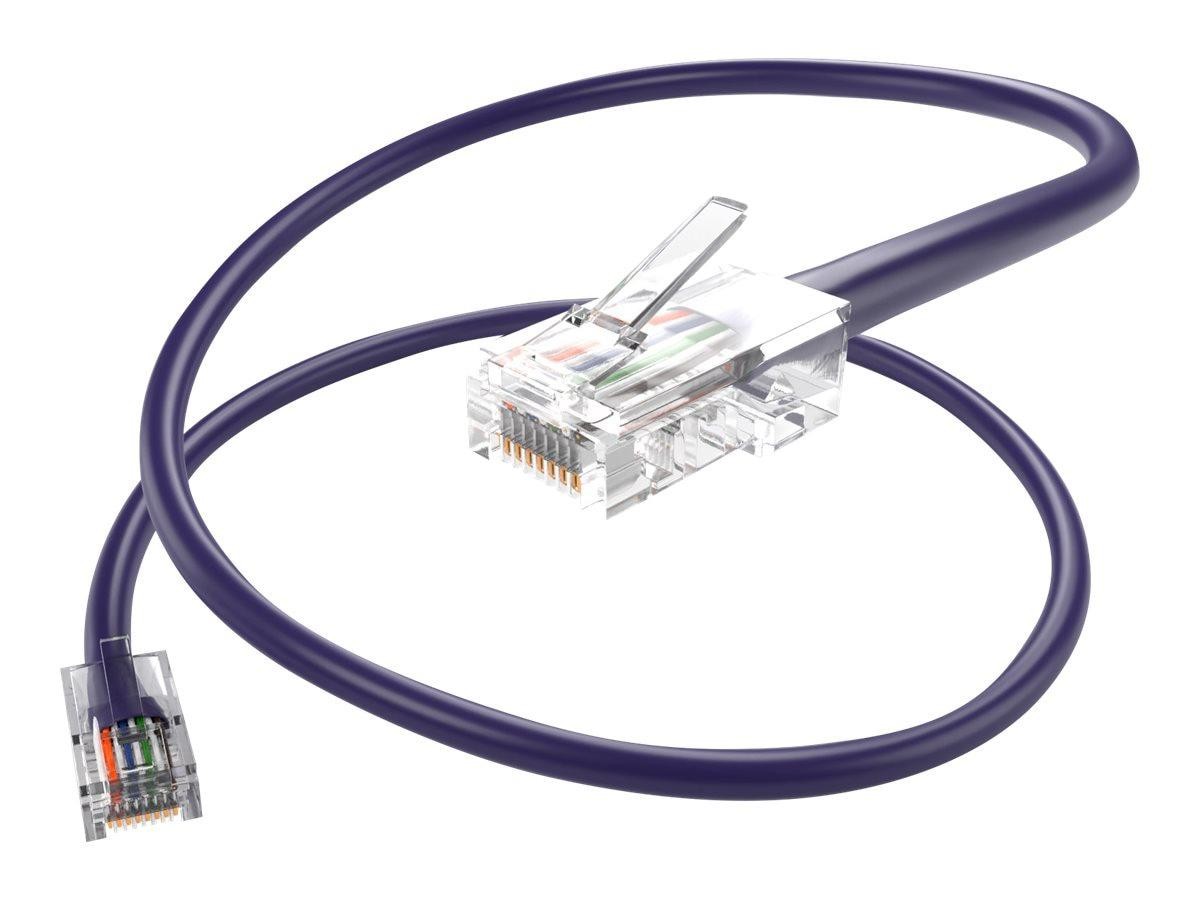 Unc Group Unc Cat5e Patch Cable, Purple, 5FT